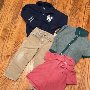 Boys size 5 bundle: Abercrombie Vineyard Vines tops